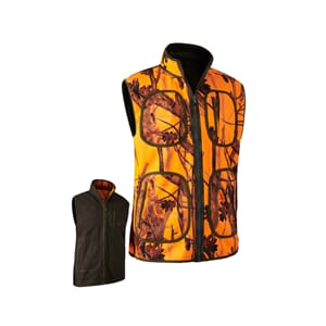 Gamekeeper Bonded Fleece Waistcoat Reversible