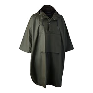 Hurricane Rain Poncho Art green