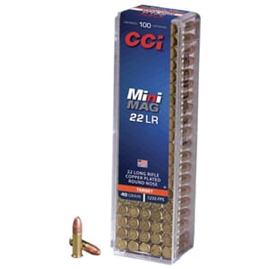 Cci Mini Mag Target Solid 22 Lr 100pk