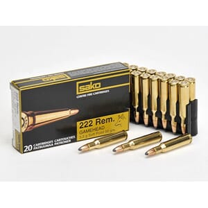 Sako Gamehead Sp 222Rem 50Grains