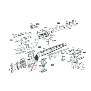 Sauer 200 Str Skjefteskrue Bakre S514
