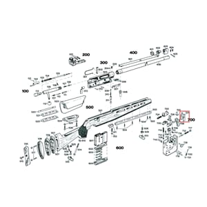 Sauer 200 Str Sluttstykkesperrebolt S701