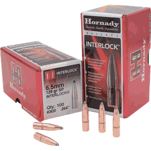 Kule Hornady Interlock Sp 6,5Mm 9G/140Grs