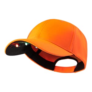 Cap with LED light Orange  one size