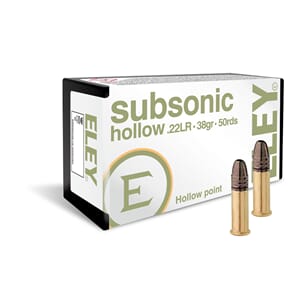 Eley Subsonic Hollow Point 22 Lr (50 Pk)