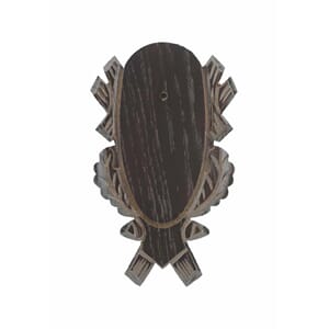 Trofeplate Rådyr Eik Sort