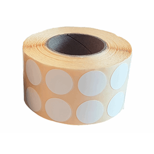 Klistrelapper Exact 19Mm Hvite