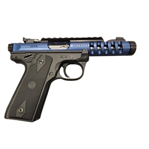 Ruger MK IV 22/45 Lite Blue, cal. 22LR 4,4"/11cm 1/2"-28