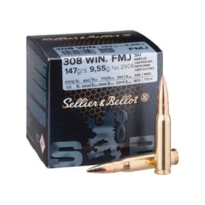 Sellier & Bellot 308 FMJ 147Gr