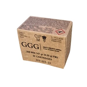 GGG 308Win 147Grs FMJ 20Pk