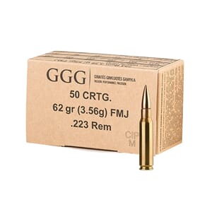 GGG 223Rem 62Grs/4.0G 50Pk