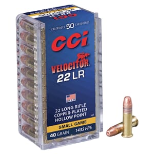 Cci Velocitor 22 LR 40Grs HP